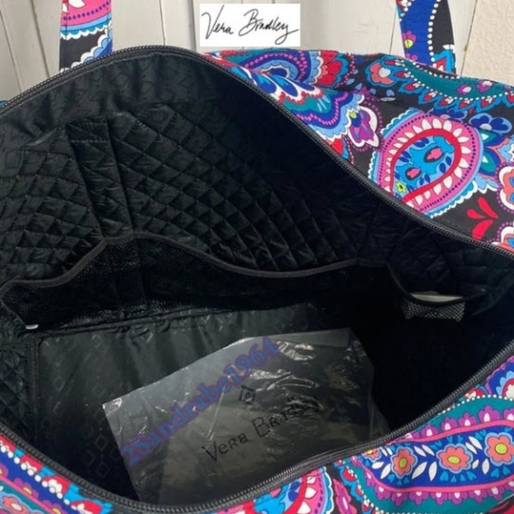 Vera Bradley Get Going Tote / Haymarket Paisley - Picture 6 of 16